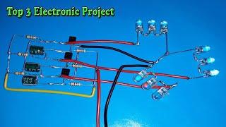 Top 3 Electronic Project Using BC547 Battery & More Eletronic Components