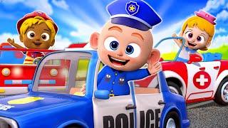 Rescue Team is Coming! | Fire Truck, Police Car, Ambulance  More Nursery Rhymes & Kids Songs