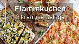 Knusprige Flammkuchen | 3 kreative Beläge | eat.de