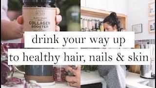 plant based drinks for hair, skin and nails