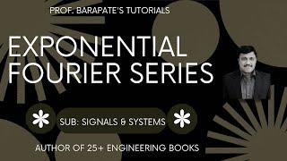 EXPONENTIAL FOURIER SERIES