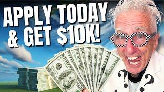 Easiest $10,000 Grants! 10 Minutes To Apply   FREE Money Not Loans!