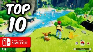  TOP 10  MEJORES JUEGOS de NINTENDO SWITCH  de MUNDO ABIERTO