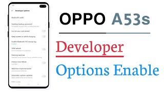 OPPO A53s How To Enable Developer Options
