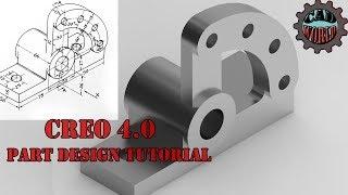 How to create 3d model in creo 4 0 tutorial