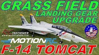 FREEWING 80mm F-14 TOMCAT Grass Field Gear UPGRADES By: RCINFORMER