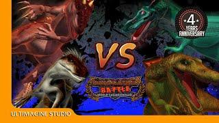 Spino And Baryonyx VS I Rex And Indoraptor  : Dinosaurs Battle Special #dinosaur #dinosaurs