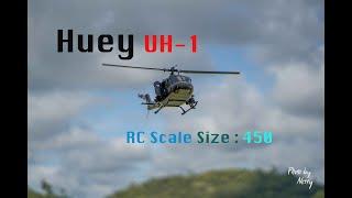 Huey UH-1 With Align T-rex 450 size