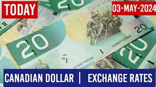 Canadian Dollar Exchange rates Today May 03,2024 USDCAD cad to usd Cad to inr