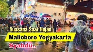 Suasana Malioboro Yogyakarta Terkini Di Malam Hari Saat Hujan | Wisata Jogja Terbaru 2024