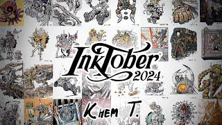 INKTOBER | 31 Arts  Full Timelapse | Khem T