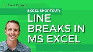 Excel Tip: How To Insert Line Breaks In Cells