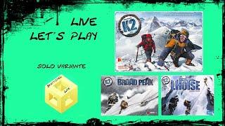 K2 - [Brettspiel] [Live] [Let's Play] - Solo Variante