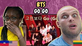 REACTION TO BTS - 고민보다 Go (Go Go) (Live from Bang Bang Con The Live 2020) | FIRST TIME WATCHING