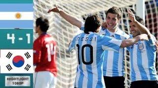 Argentina 4 x 1 South Korea   ●2010 World Cup Extended Goals & Highlights HD 1080