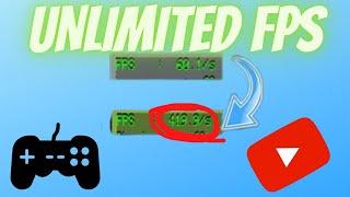 HOW TO GET UNLIMITED FPS ON ANY GAME...