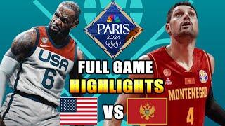 Team USA vs Montenegro [FULL GAME] USA Basketball | 2024 Olympic Men’s Basketball Exhibition