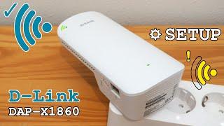 D-Link DAP-X1860 Wi-Fi 6 extender dual band • Unboxing, installation, configuration and test