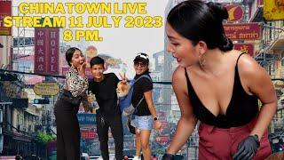 BEAUTIFUL PRAEW and THAI STREET BITES live broadcast from CHINATOWN BANGKOK.Thai Street Food Tour