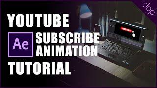 How to make a YouTube Subscribe Animation - Adobe After Effects Tutorial