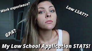 MY LAW SCHOOL APPLICATION STATS: LSAT Score, GPA, and Work Experience