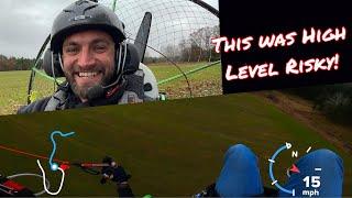 Flying A Paramotor With No Training! (things get sketchy… there was a crash)