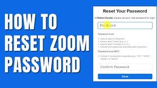 How To Recover Zoom Account - Forgot Zoom Password
