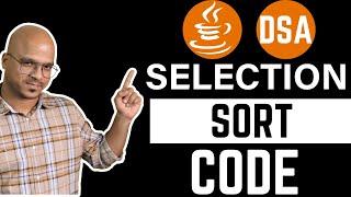 Selection Sort Code in Java | DSA