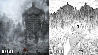 Anime VS Manga - Attack on Titan Season 4 Part 4 "The Battle of Heaven and Earth"