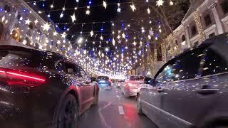 Tbilisi Evening with New Year lights 2023.12.19