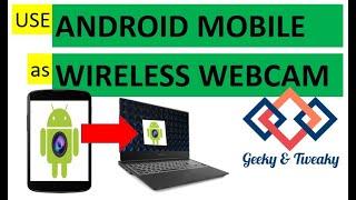 Use Android phone as a WebCam - DroidCam