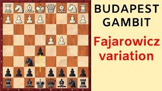 Budapest Gambit Fajarowicz Variation [Traps For Black]