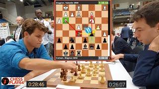  Carlsen's Brilliant Exchange Sacrifice | Dragnev vs Magnus Carlsen | Olympiad 2024