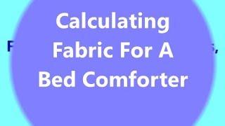 How To Calculate Fabric | The Sewing Room Channel