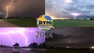 TOP 10 BEST LIGHTNING CAPTURES OF 2024 (Texas)