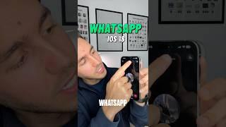 ESTO es lo nuevo de WhatsApp con iOS 18 en tu iPhone…