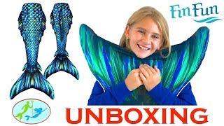 My First ATLANTIS MERMAID TAIL Unboxing and Swim in the Pool | Theekholms