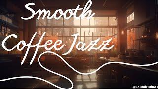 Evening of Smooth Jazz in Cozy & Warm Coffee Shop - Soothing Sounds to Sleep, Relax, Work or Study 