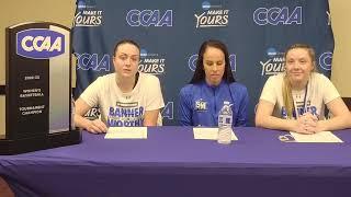 2023 CCAA Women's Basketball Tournament - Cal State San Marcos postgame press conference 3-4