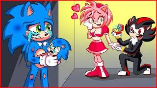 I'M SORRY SONIC.|| Amy, Please Come Back To Family | Very Sad Story | Sonic the Hedgehog 2 Animation