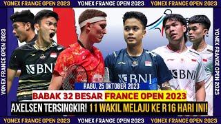 AXELSEN TERSINGKIR ! Hasil France Open 2023 Babak 32 Besar Day 2 #frenchopen2023