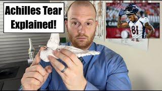 Tim Patrick Injury Explained!  - Tim Patrick Achilles Injury