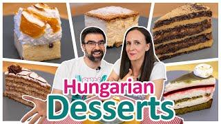 10 HUNGARIAN Desserts and Sweets YOU NEED TO TRY | Hungary Food Guide