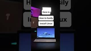 How to install Linux on any PC (EASILY) #shorts