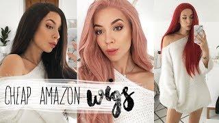 Trying On Cheap Amazon Wigs | LLimWalker