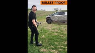 Tesla Cybertruck Bullet Proof Test 