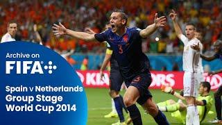 Full Match: Spain vs. Netherlands 2014 FIFA World Cup