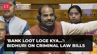 'Bank loot loge kya...', Ramesh Bidhuri over jobless youth breaching Parliament security | Lok Sabha