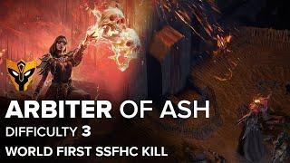 Arbiter of Ash +3 Difficulty - World First SSFHC Boss Kill - Infernalist Arsonists - Path of Exile 2