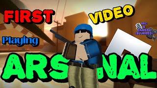 First Video! Diving Into Roblox Arsenal – Epic Fails & Funny Moments 